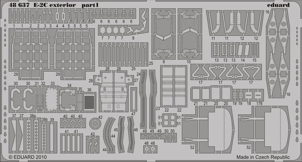 Eduard 48637 1:48 Grumman E-2C Hawkeye exterior