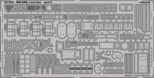 Eduard 48659 1:48 Sikorsky MH-60K Black Hawk exterior