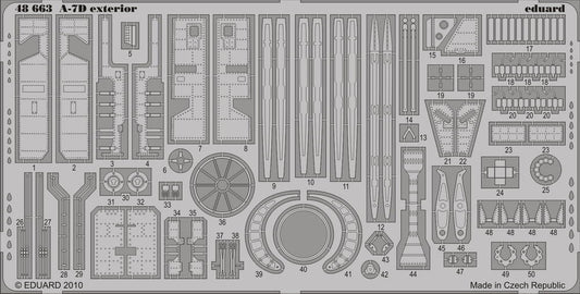 Eduard 48663 1:48 Vought A-7D Corsair exterior