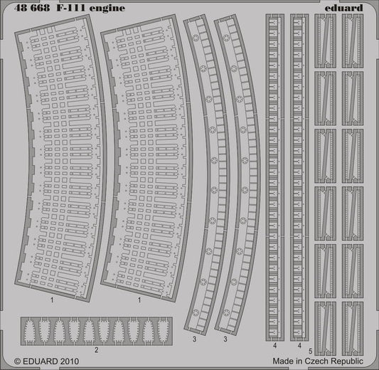 Eduard 48668 1:48 General-Dynamics F-111C Aardvark engine