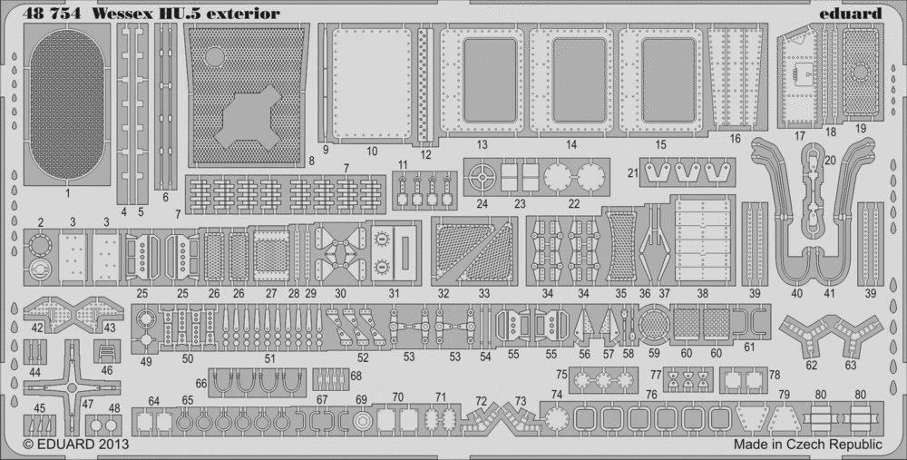 Eduard 48754 1:48 Westland Wessex HU.5 Exterior