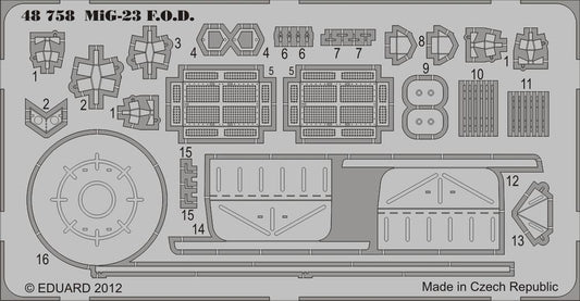 Eduard 48758 1:48 Mikoyan MiG-23 FOD