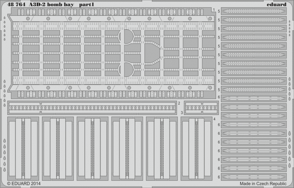 Eduard 48764 1:48 Douglas A-3D-2 Skywarrior Bomb Bay