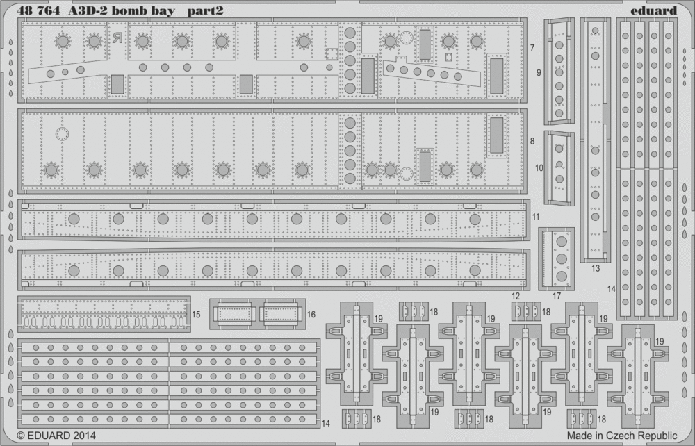 Eduard 48764 1:48 Douglas A-3D-2 Skywarrior Bomb Bay