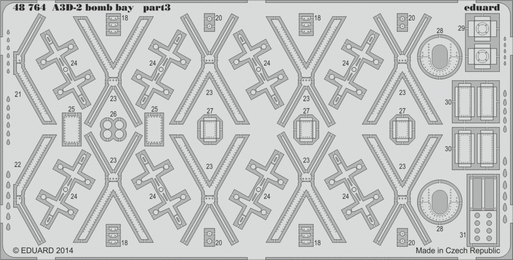 Eduard 48764 1:48 Douglas A-3D-2 Skywarrior Bomb Bay