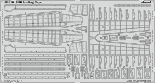 Eduard 48810 1:48 Lockheed F-80A Shooting Star landing flaps