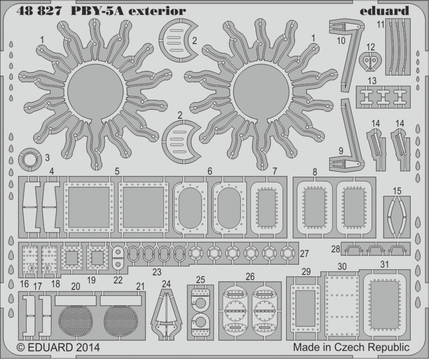 Eduard 48827 1:48 Consolidated PBY-5A Catalina Exterior