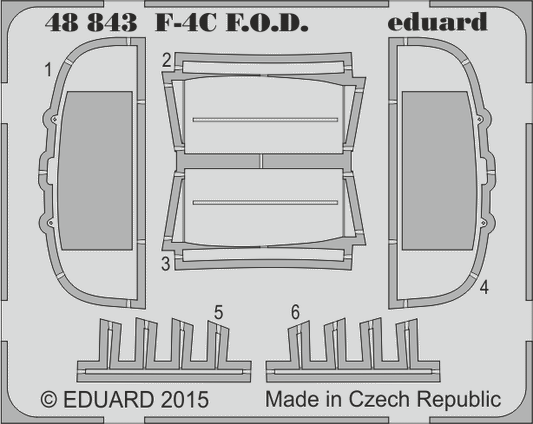 Eduard 48843 1:48 McDonnell F-4C Phantom F.O.D