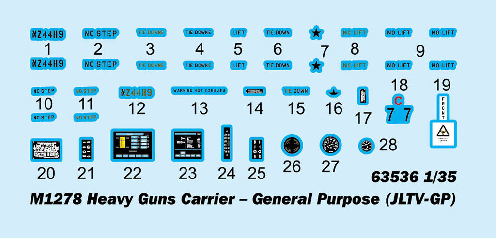 I Love Kit 63536 1:35 M1278 Heavy Guns Carrier - General Purpose (JLTV-GP)