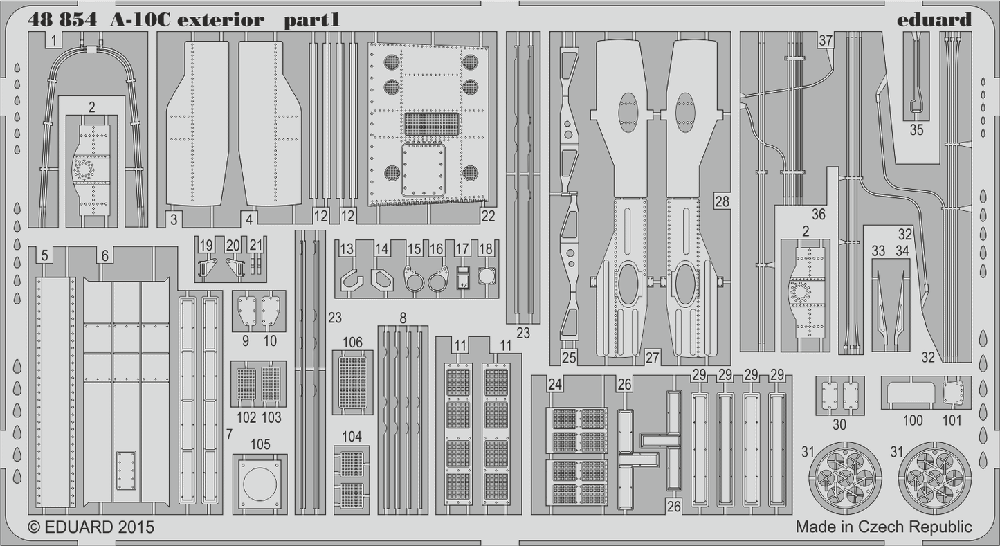 Eduard 48854 1:48 Fairchild A-10C exterior