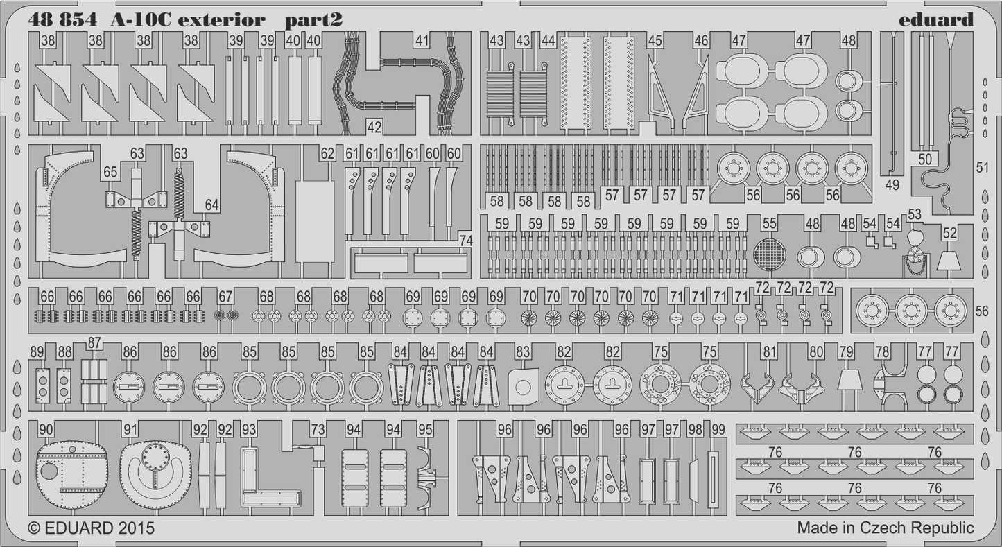 Eduard 48854 1:48 Fairchild A-10C exterior