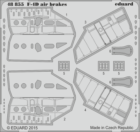 Eduard 48855 1:48 McDonnell F-4D Phantom air brakes