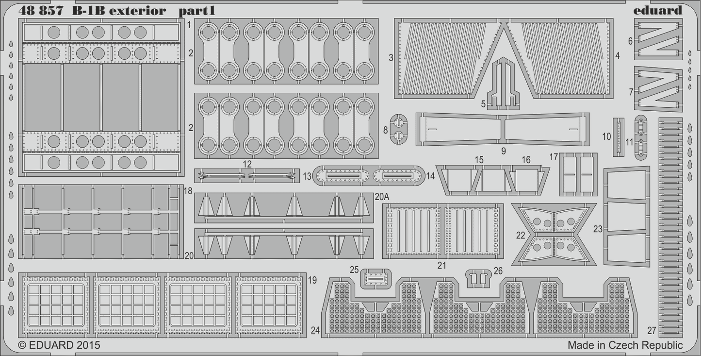 Eduard 48857 1:48 Rockwell B-1B Lancer exterior