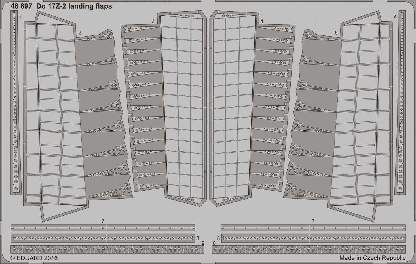 Eduard 48897 1:48 Dornier Do-17Z-2 landing flaps