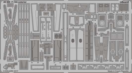 Eduard 48909 1:48 Grumman F-14A Tomcat exterior