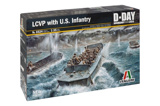 Italeri 6524 1:35 LCVP with U.S. Infantry