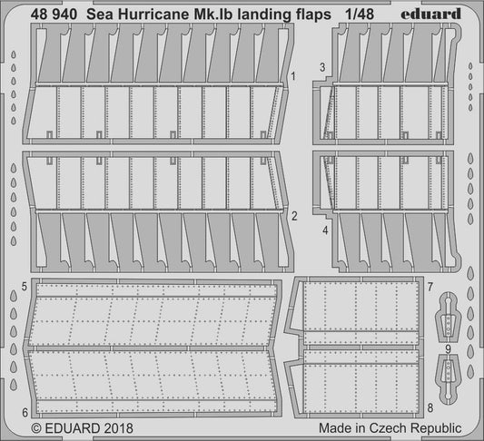 Eduard 48940 1:48 Sea Hurricane Mk.IB landing flaps