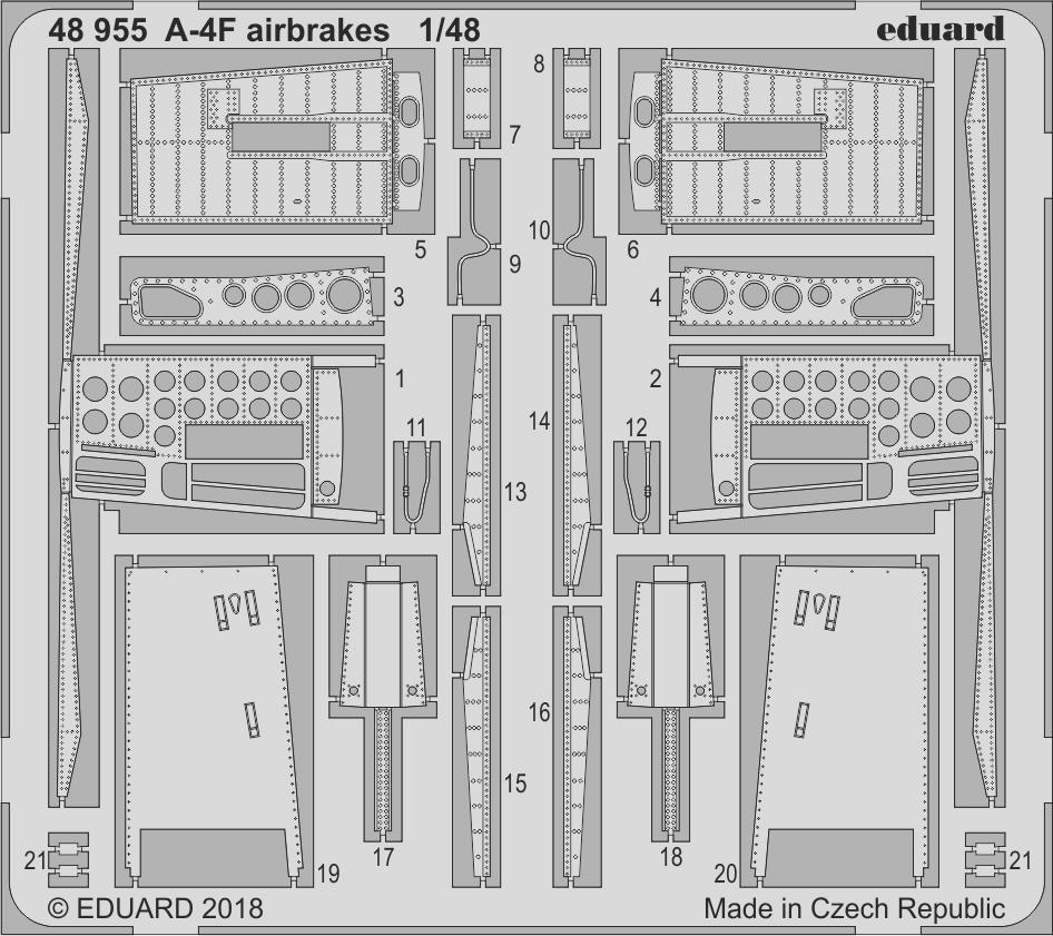 Eduard 48955 1:48 A-4F Airbrakes