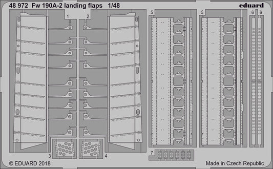 Eduard 48972 1:48 Fw-190A-2 landing flaps