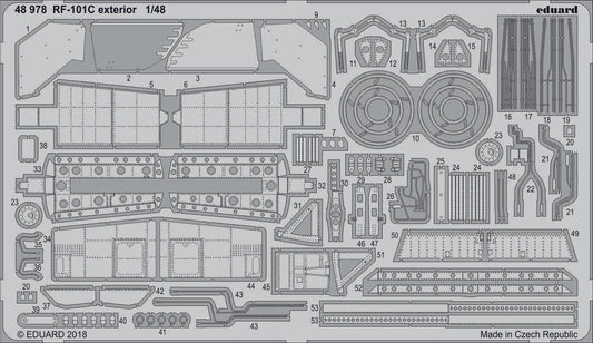 Eduard 48978 1:48 RF-101C Exterior