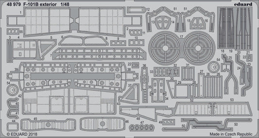 Eduard 48979 1:48 F-101B exterior