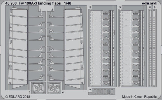 Eduard 48980 1:48 Fw-190A-3 landing flaps