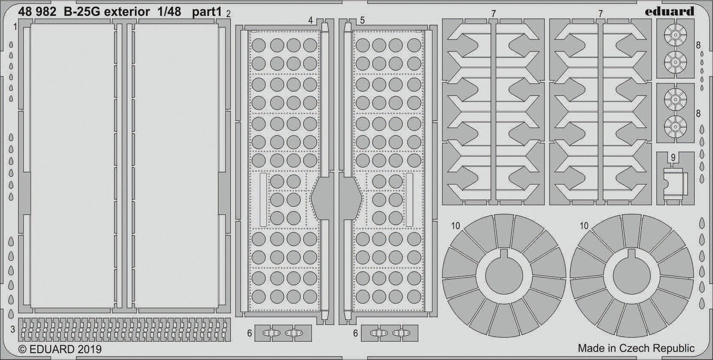 Eduard 48982 1:48 B-25G exterior