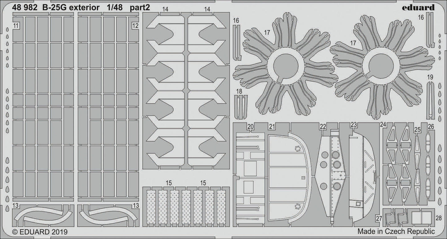 Eduard 48982 1:48 B-25G exterior