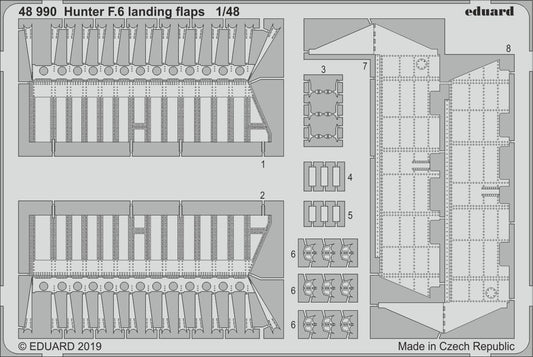 Eduard 48990 1:48 Hunter F.6 landing flaps