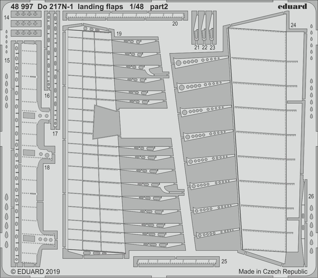 Eduard 48997 1:48 Do-217N-1 landing flaps