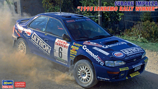 Hasegawa 20574 1:24 Subaru Impreza "1995 Sanremo Rally Winner" ##