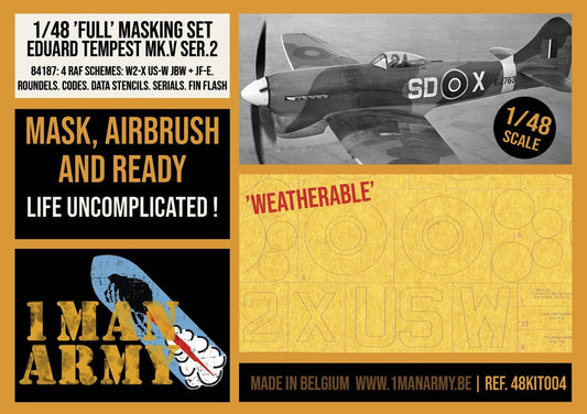1ManArmy 48KIT004 1:48 Hawker Tempest Mk.V Series 2