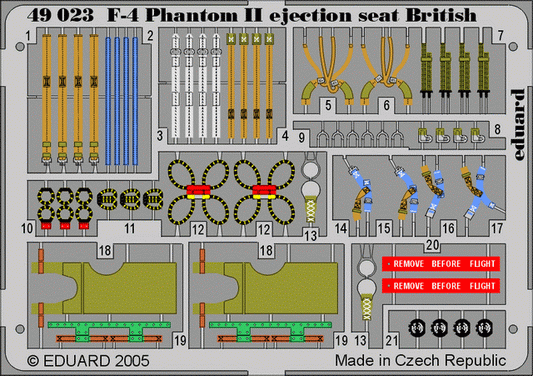 Eduard 49023 1:48 F-4 Phantom II Ejection Seat British