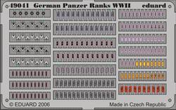 Eduard 49041 1:48 German Panzer Ranks WWII PRE-PAINTED IN COLOUR!