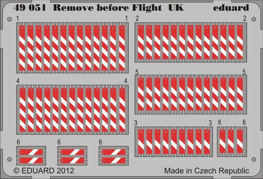 Eduard 49051 1:48 Remove Before Flight UK