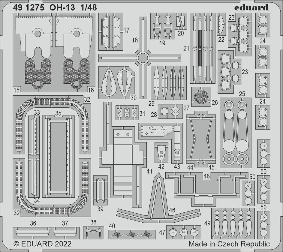 Eduard 491275 1:48 Bell OH-13 Sioux