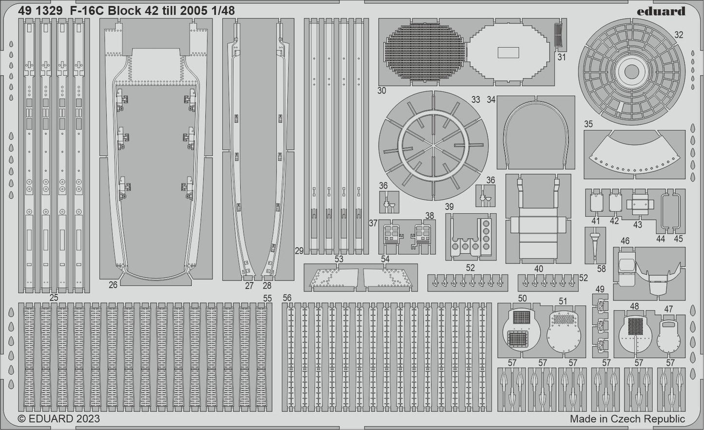 Eduard 491329 1:48 Lockheed-Martin F-16C Block 42 till 2005