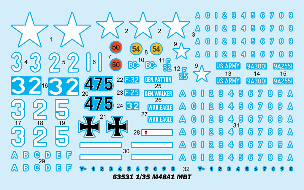 I Love Kit 63531 1:35 M48A1 Main Battle Tank