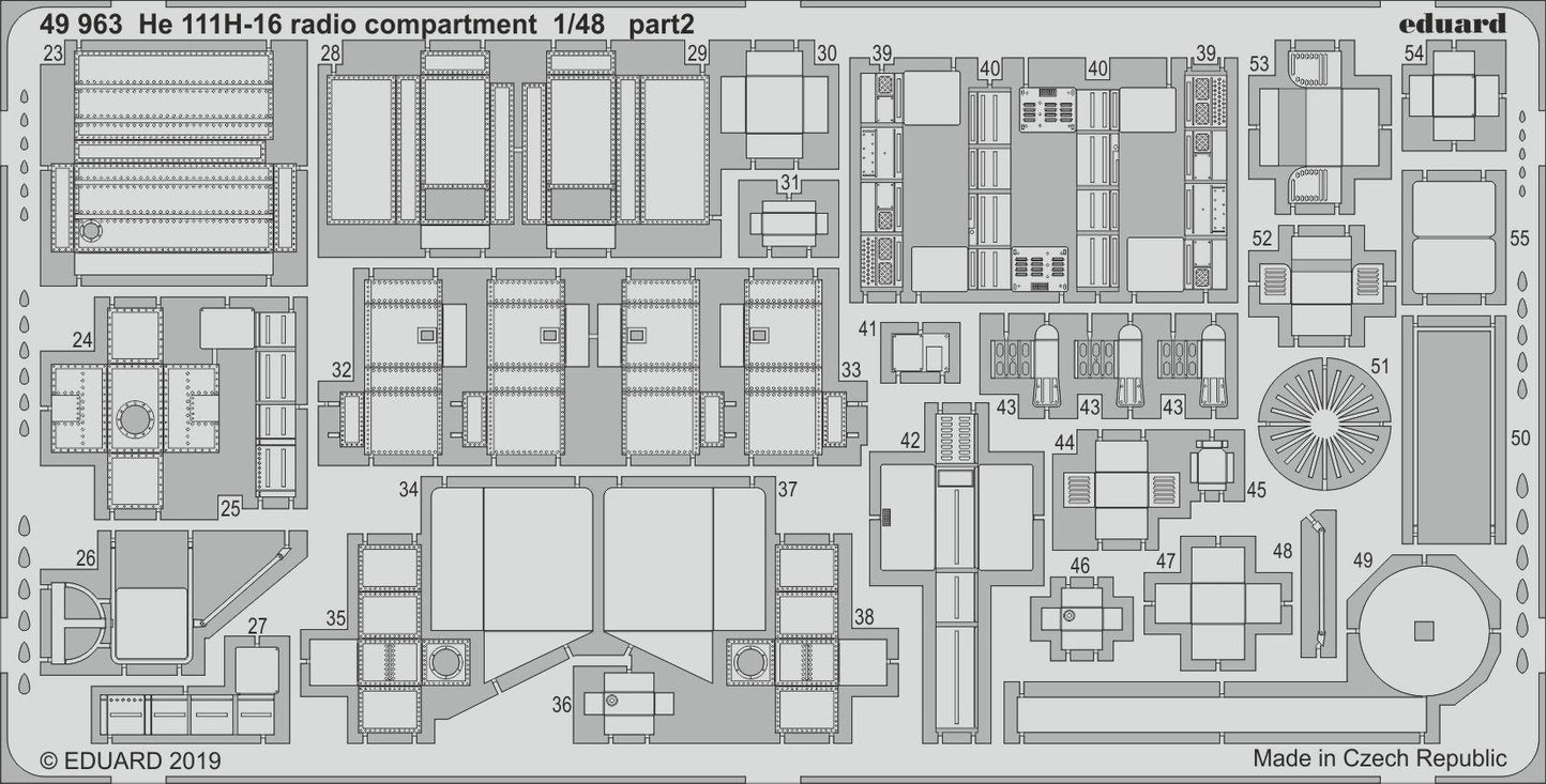 Eduard 49963 1:48 Heinkel He-111H-16 radio compartment