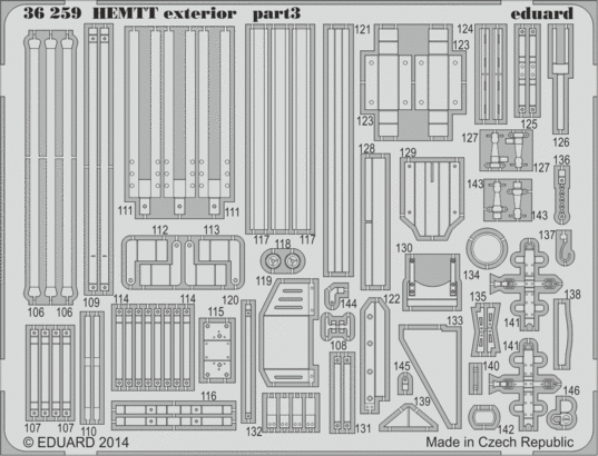 Eduard 36259 1:35 M985 HEMTT Gun Truck