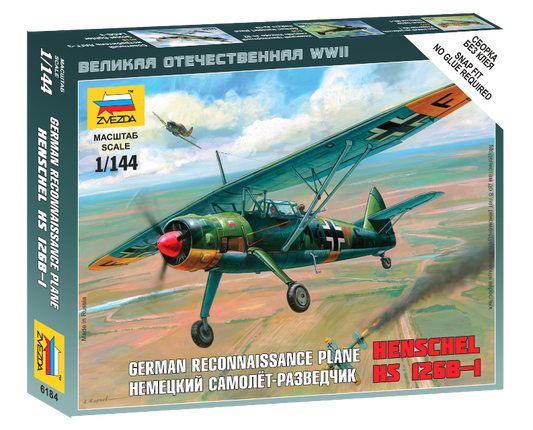 Zvezda 6184 1:144 Henschel Hs-126B