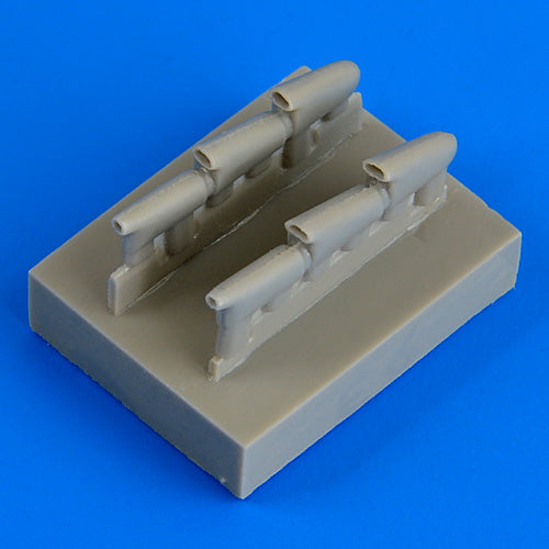 Quickboost (by Aires) 72456 1:72 Hawker Hurricane Mk.I - late exhaus