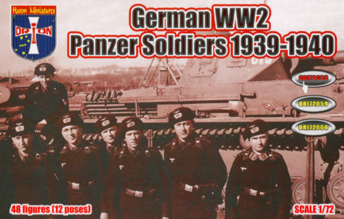 Orion Figures 72058 1:72 German Panzer Soldiers WWII 1939-1940