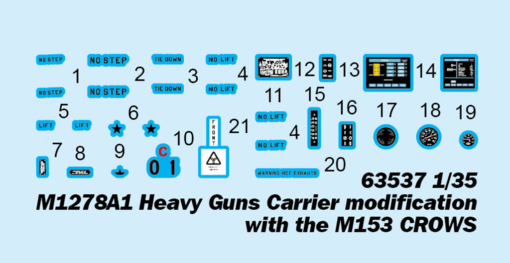 I Love Kit 63537 1:35 M1278A1 Heavy Guns Carrier Modification with the M153 CROWS