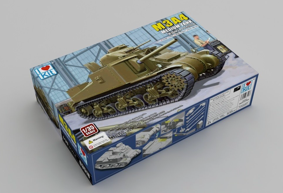 I Love Kit 63518 1:35 M3A4 Medium Tank