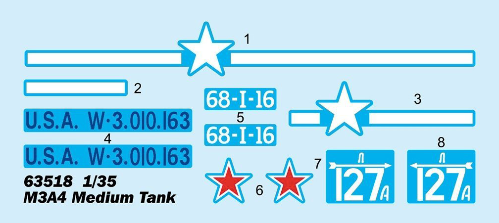 I Love Kit 63518 1:35 M3A4 Medium Tank