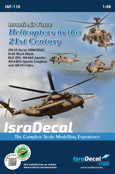 IsraDecal Studio IAF-110 1:48 IAF Helicopers in 21st Century