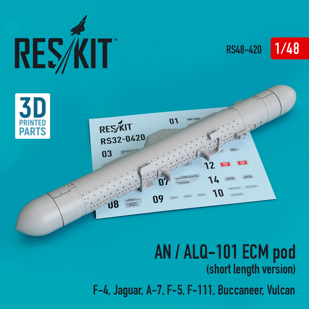 ResKit RS48-0420 1:48 AN / ALQ-101 ECM pod (short length version)