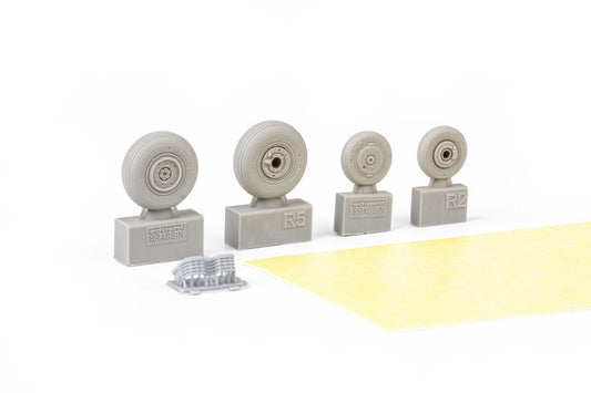 Eduard Brassin 672330 1:72 MiG-29 wheels to be used with Great Wall Hobby