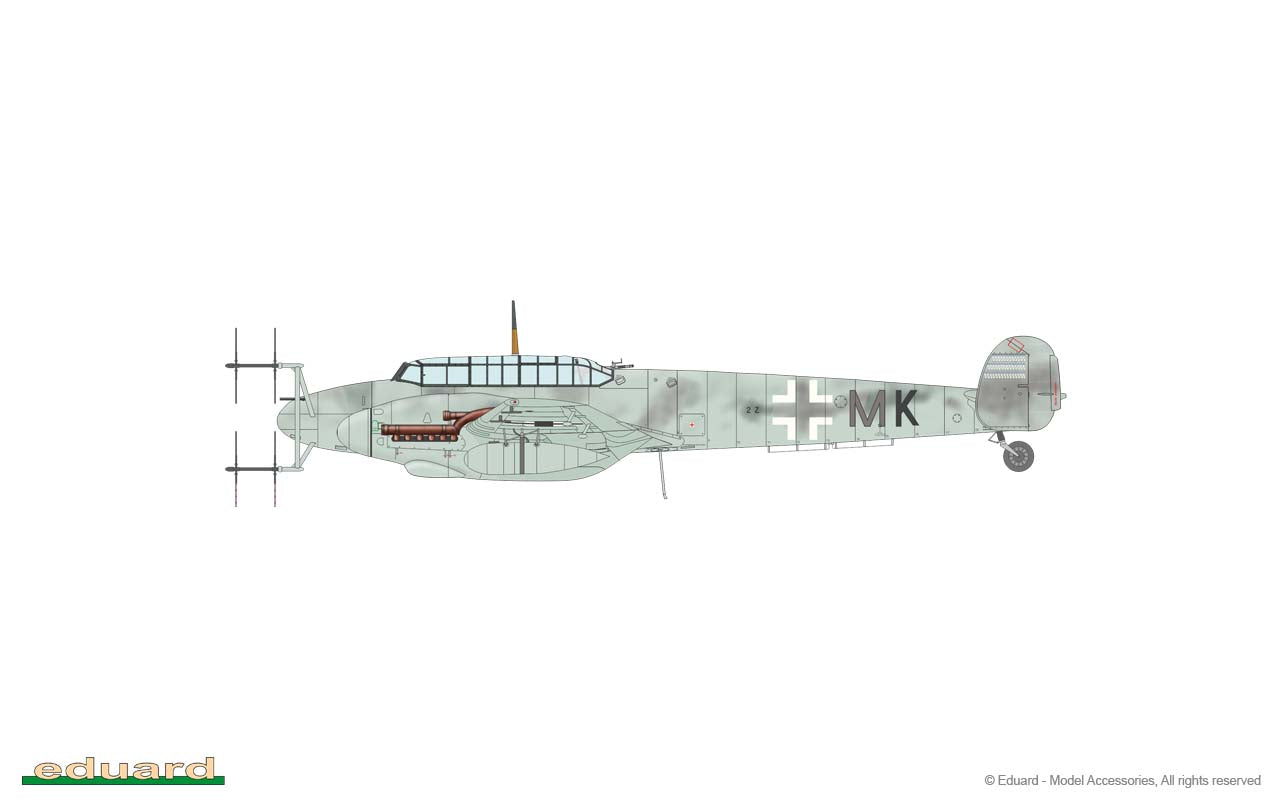 Eduard kits 8405 1:48 Messerschmitt Bf-110G-4 Weekend edition